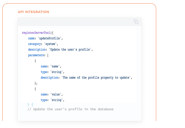 Declarative APIs
